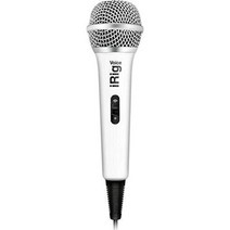 IK Multimedia iRig Voice 화이트 모바일 마이크, Blau, White