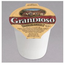그란디오소 갈릭 소스 디핑컵 42.5g 96개입 Grandioso by Ventura Foods 1.5 oz. Garlic Sauce Dipping Cup