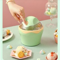 아이스크림메이커 아이스크림기계 소프트아이스크림기계 220V Household 500ML Mini Electric Ice Cream Ma, 01 green_01 220-240V_01 미국