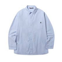 TRILLION 시티보이 보트자수 옥스포드 오버핏 셔츠 (SKY BLUE) CITYBOY BOAT OXFORD OVERFIT SHIRT (SKY BLUE)