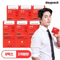 디에센셜 데이팩 에너지 밀크씨슬 루테인 멀티비타민 테아닌 한팩 활력 종합영양제, 6박스(3개월분)