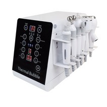 갈바닉 진동 클랜저 피부 관리 미용 기기 6 IN 1 플라즈마 열 버블 머신 수소-산소 하이드로페이셜 뷰티 디바이스 이온 콜드 해머 RF 바이폴라 폴리머-워터, 백설 공주