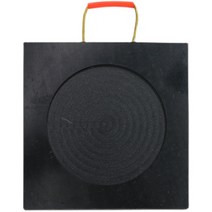 스카이 크레인 미끄럼방지 안전발판 사다리차 받침목, 흑색50050050적용가능20~25톤