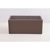 북유럽 직사각형 화분 대형 원예용품 옥상텃밭, 갈색