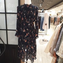 리안뉴욕 여성 러블리 플라워 쉬폰 원피스