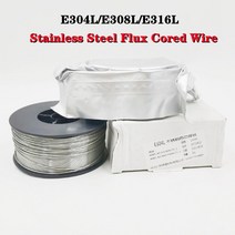알루미늄용접와이어 구리 테이프 1KG 0.8mm 1.0mm E304L 용접 와이어 스테인레스 스틸 플럭스 코어 금속, 01 1.0mm_01 E304L