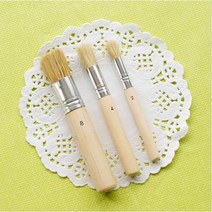 핸디몰 공작 공예용 붓모음, 둥근붓(나무3P)