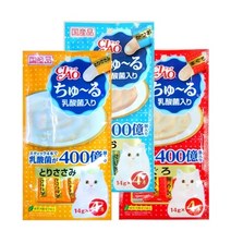 이나바 고양이 챠오츄르 간식, 유산균 닭가슴살, 12팩