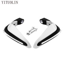 [해외]YAMAHA MT03 VINO FAZER 250 XT660 AEROX 50CC MT09 NEOS RAPTOR 660 Motocross 먼지 자전거 핸드 가드 용 핸드, 하얀, 1개