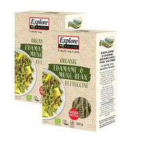 Explore Cuisine Organic Edamame & Mung Bean Fettuccine 익스플로어커즌 에다마메 & 녹두 페투치네 하이프로틴 200g 2팩