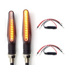 2pc 12 LED 턴 시그널 오토바이 라이트 야마하 tdm 850 혼다 x4 스즈키 v 스트롬 650 KTM 50cc 모토 액세서, 17 HUA-2PCS-000