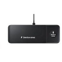 냉감 패드 여름 킹 슈퍼싱글 갤럭시 시리즈 폰용 삼성 3in1 고속 무선 충전기 EP P6300 트리오 Galaxy Buds 2 pro Live Watch 4 3, only Charger