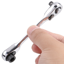 자전거수리 미니라쳇렌치 6.35mm 더블헤드 GS0600084A, 단품