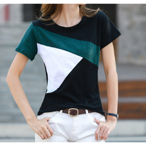 더블제이플러스 J0906 여성 슬림핏 루즈핏 반팔 티셔츠