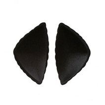 2x 아치 지지대 아치 지지대 깔창 높은 신발 패드 접착식 블랙, 한 사이즈, 물자: 기억 거품 면