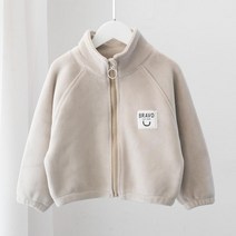 어린이 가을 겨울 따뜻한 기모 집업