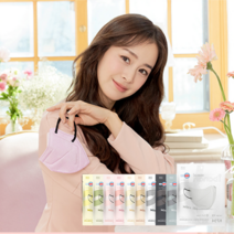 아이바나리 KF94 새부리형 마스크, 코튼아이보리, 40매, 대형 (L)