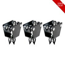 [오빠네사진관] 천정조명 레일시스템전용 케이블롤러(CWP) - 스튜디오제작부품 천장조명설치부품 케이블엉킴방지, 1개, 케이블롤러(+케이블클립세트포함)