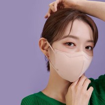 CLA 슬림핏 대형(남성권장) 새부리형 2D 컬러 국산 4중 필터 마스크, 25매입, 1개, 블러쉬베이지