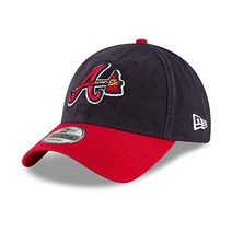 New Era Atlanta Braves 코어 클래식 보조 로고 9TWENTY 조절식 모자