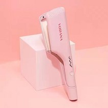 요요 한국 올리브영 구매 유닉스 무선 충전 휴대용 미니 컬링 아이언 앞머리 소녀, 32mm 사쿠라 파우더 타코
