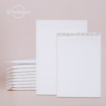 프리미엄 무광 에어캡 택배봉투 안전봉투 10개입 화이트 3호 (18x23) 완충 뽁뽁이 포장 용 소량