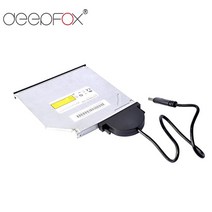 외장형 씨디롬 DVD 플레이어 odd deepfox usb 2.0 sata 케이블 cddvd-rom 드라이브 케이블 광학 드라이버 어댑터 케이블 pc 노트북 노트북 179, 데이터 케이블