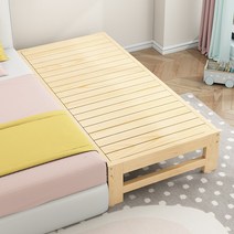 1인용 평상형 연장 나무 침실 간이 침대옆 침대 연장 베드 가드형 2m, 120x30x30
