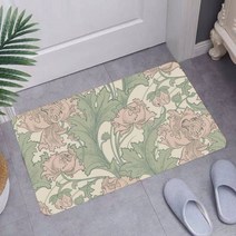 성인 접이식 욕조 개인 찜질 슬림 1인목욕탕 가정용 윌리엄 모리스 딸기 도둑 욕실 매트 미끄럼 지 바닥 깔개 샤워 룸 도어매트 주 복도 패드 침실 카펫141656, A4_100X150 cm