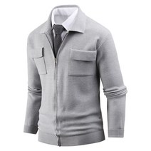 다꾸앙 다꾸앙남성 스웨터 코디 클래시컬 니트 집업 자켓 B08M13_ok1618