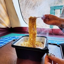 쉬푸드 발열도시락 3p 비화식 발열라면 용기 즉석용기 발열팩 캠핑 도시락 요리 백패킹, 1개
