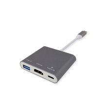 뉴비아 C타입 USB 3.0 멀티 포트 허브, 그레이
