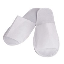 개별위생포장 일회용실내화 고급슬리퍼 호텔모텔객실화 행사장실내화 부직포 기내용(앞트임) 100p, 화이트