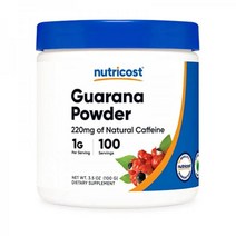 Nutricost Guarana 분말 100 그램 - 초본 브라질 카페인 에너자이저 보충제