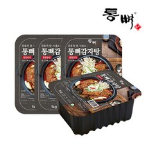 [통뼈감자탕] 부산 20년 전통의 맛 그대로 감자탕 칼칼한맛 4팩 (4kg), 4개, 상세페이지 참조