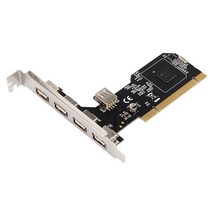 ANDDEAR-usb 2.0 확장 카드 데스크탑 PCI 5 usb 어댑터 NEC 칩 c hdmi vga 이더넷 월 플레이트, 한개옵션0