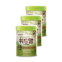 파스퇴르 무항생제 인증 바른목장원유 올곧게 만든 위드맘 3단계 750g 3개 캔