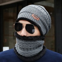 겨울모자 남자 여자 기모융털모자 후드 넥워머 세트 스키 등산 골프 라이더 방한용품 귀덮개모자 밍크털 비니모자 목워머 세트