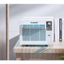 가정용 창문형 에어컨 창틀 자가 설치 배기구 샷시, 원격 제어 스마트 호스트/1.8m 모기장
