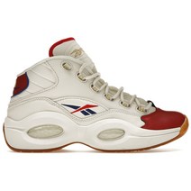 [정품] Reebok Question Mid White Red Blue 621084