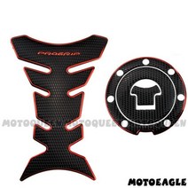 오토바이 장식 연료 탱크 패드 데칼/가스 캡 커버 스티커 혼다 CBR CB 1000 1300RR SP1 SP2 ST1300 VTR VFR RVF400 호환용, Red