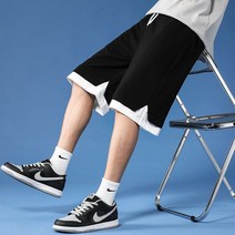 cisanny 남성용 여름 일상복 카고포켓 스판 밴딩 5부 트레이닝 반바지 6컬러 S~4XL