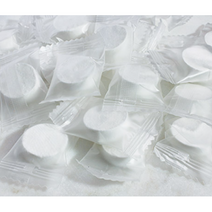 여행 휴대용 반려견 우리아이 안심 캔디형 물압축티슈 대용량 100개입