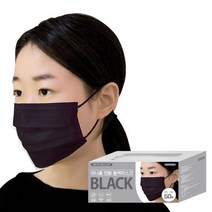 가성비 이너홈 덴탈마스크 블랙 대형 50매 DB+ 8802EA, 본상품선택