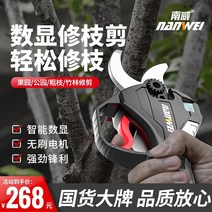 고지전동가위 장대전지가위 자동 감따는 Nanwei 전기 가위 과일 나무 충전식 가지 치기 가위 강한 정원 원예 가위 두꺼운 가지 전기 가위 전기 가위, [09] 5-12cm 브러시리스 과일 가지 가위 톱 배