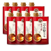 백설 참진한 참기름 400ml, 8개