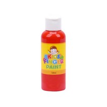 키즈 핑거페인트120ml 낱색 핑거페인트 물감놀이, 연두