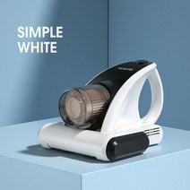 무선침구청소기 가정용 무선 진드기 제거기 침대 진공 청소기 휴대용 UV 살균기, 01 Pearl White_02 미국