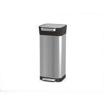 Joseph Joseph 지능형 폐기물 타이탄 쓰레기통 압축기 20리터 스테인리스, 5 gallon/20 liter, Stainless Steel