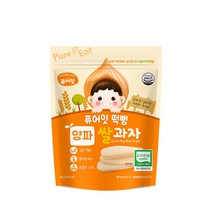 퓨어잇 떡뻥 유기농 쌀과자, 1개, 양파 떡뻥